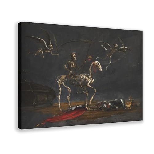 Mors Triumphans Leonaert Bramer toile murale pour réveiller un mur vide