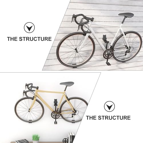 Soporte de pared para bicicletas que ahorra espacio en tu garaje con diseño de búho 4