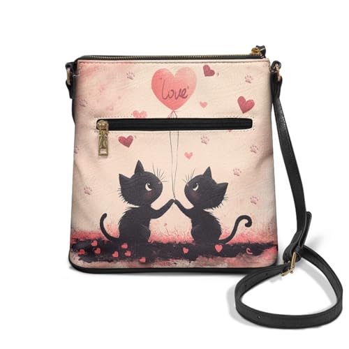 Image of Leather Purses for Women, Leather Hobo Bags for Women Travel Sling Purse Triple Zippered Pockets Shoulder Bag