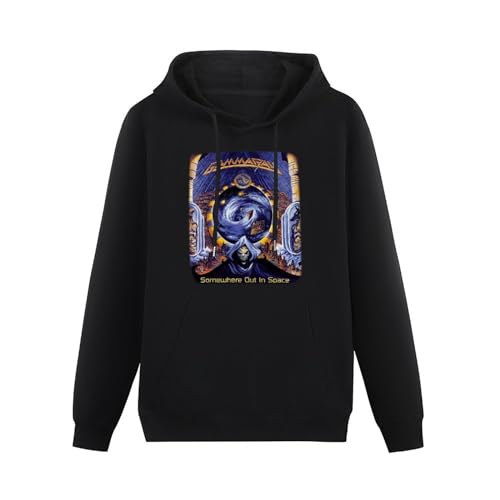 AIXINLI Bloodhoof Gamma Ray Speed Metal Hoody Unisex Ptinted Hoodies Long Sleeve Men's Hooded with Pocket Black XL