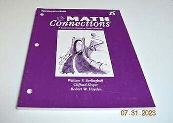 Paperback Assessments Form B Math Connections 1b (A Secondary Mathematics Core Curriculum) Book