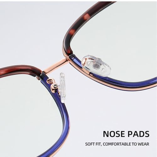Lunettes œil de chat transparentes de style rétro chic avec charnière à ressort