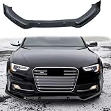 MUTUSAISI Front Bumper Lip Splitter Spoiler Compatible with Audi A5 B8 B8.5 2008-2017 & S5/ A5 S-Line 2013-2017 + Audi A4 B8 B8.5 2008-2016 & S4 A4 S-Line 2013-2016 Accessories