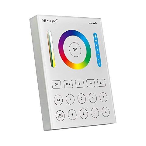 Mi Light B8 2.4G Wall Mount Panel Remote Controller 8 Zones for Mi Light Bulbs(FUTB8) Cover