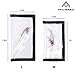 PFILERSO Fishing Lure Wraps 6PCS Clear See-Through PVC Fishing Lure Covers Protect Children Pets and Fishermen Safe from Sharp Hook Transparent Lures Fishing Bait Hook Storage 3L+3M (6Pcs(3L+3M))