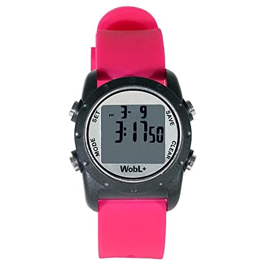 Alarme vibrante étanche WobL + (Rose), 9 alarmes, pour Les Enfants, Apprendre à Pipi sur Le Pot et Aide à l'énurésie Nocturne