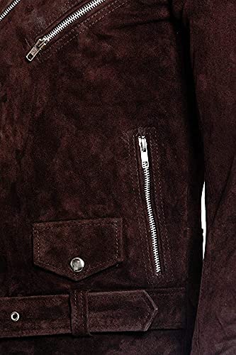 Image of Men Leather Jacket - Lambskin Winter Vintage Motorcycle Biker Jacket, Coat Soft & Stylish Moto Ride & Racing Jacket's