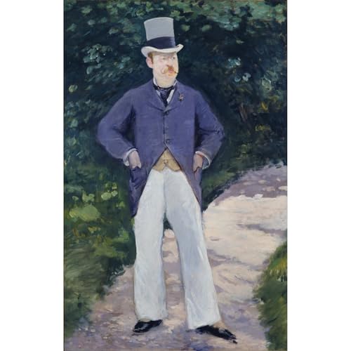 Manet Portrait de Monsieur Brun impression giclée roulée décoration murale toile 76x101