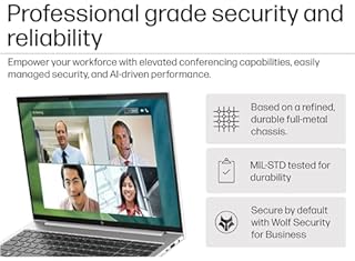 HP EliteBook 840 G11 Business Laptop (14" FHD+ Touchscreen, Intel 12-Core Ultra 5 125U (> i7-1355U), 32GB DDR5 RAM, 1TB SSD), Fingerprint Reader, 5MP Webcam, 2X Thunderbolt 4, Win 11 Pro, AI PC