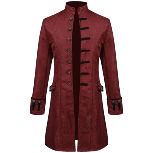 Men's Longline Suit Jacket Lightweight Slim Fit Windbreaker Style for Club or Event Dressing