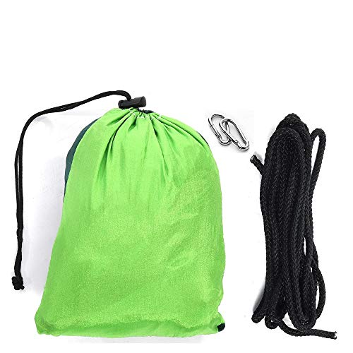 Xuanbao Hammock Chair Outdoor Travel Double Person Hanging Hammock Max Load 200KG Portable Camping Hammock Bed (Color : Green, Size : 270x140cm)
