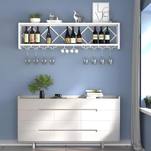 Étagère flottante dorée pour bouteilles d'alcool de cuisine - 8