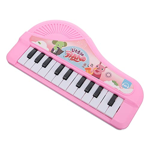 Totority 電子ピアノのおもちゃ 音楽玩具 教育用ピアノ玩具 電子キーボードのおもちゃ ちゃん 子供向け 協調性発育 押す触る掴む練習 丸みのある 設計 なデザイン