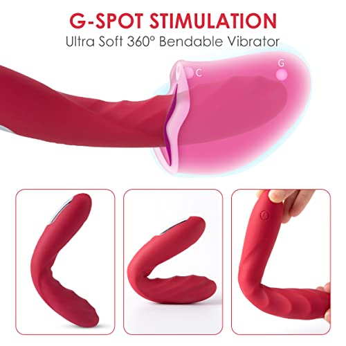 Silikon Vibration für Frauen leise G Punkt Vibrator für Sie,Klassische Klitoris Stimulator Vibratoren mit 10 Vibrationsmodi,Erotik Sexspielzeug Auflegevibrator Dildo sex toy für Paar – Bild 4