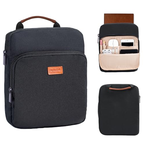 Aplufine Capa de Livro com Zíper, Bolsa de Livro 11' X 9', Bolsa Protetora de Livro, Capa de Livro para Amantes de Livros, Capa de Livro, Estojo de Transporte de Livros para Acessórios de Livros, Forn