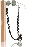Geeignet für alle Brillenarten - SONNENBRILLE oder LESEBRILLE, egal ob Sonnenbrille vintage, Sonnenbrille modern oder retro Sonnenbrillen. Durch die rutschfesten Gummischlaufen wird das überstülpen auf verschiedene Bügelgrößen und Bügelformen ermöglicht.