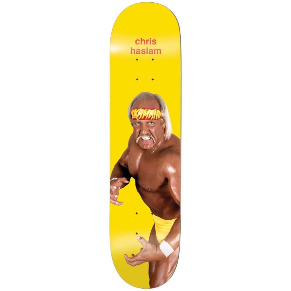 Enjoi Haslam Round 3 Skateboard Deck Yellow 8.5"