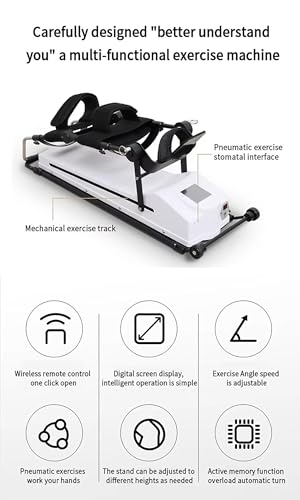 Ejercitador de piernas con pantalla LCD y control remoto miniatura 2