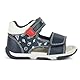 Geox Baby-Jungen TAPUZ Boy B Sandal, Navy/RED, 23 EU