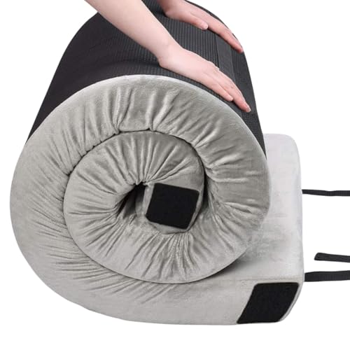 Upgraded Memory Foam Sleeping Mats for Camping Portable Foldable Car Mattress with Storage Bag & Sheet for Tsla Model Y Model 3