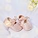 Felix & Flora Infant Baby Girls Shoes Soft Rubber Sole Princess Dress Shoes Baby Walking Shoes(Infant/Toddler)(2-2.5 Years Toddler,Glitter Pink)