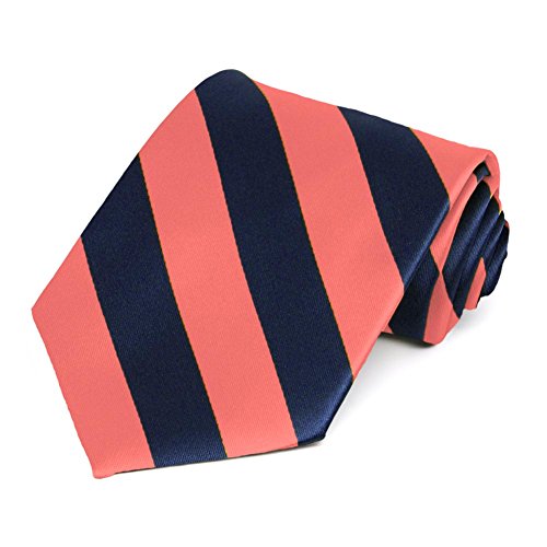 Image of tiemart Men's Striped Tie Standard Length