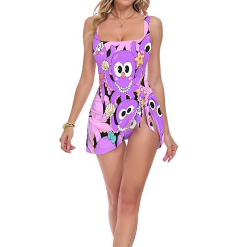 Maillot de bain gainant pour femme violet pour sculpter la silhouette à la plage