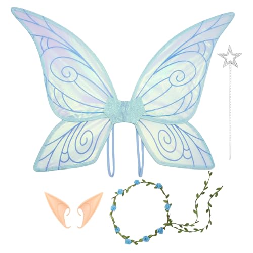 Accessoires de cosplay de princesse et ensemble d'ailes de fée