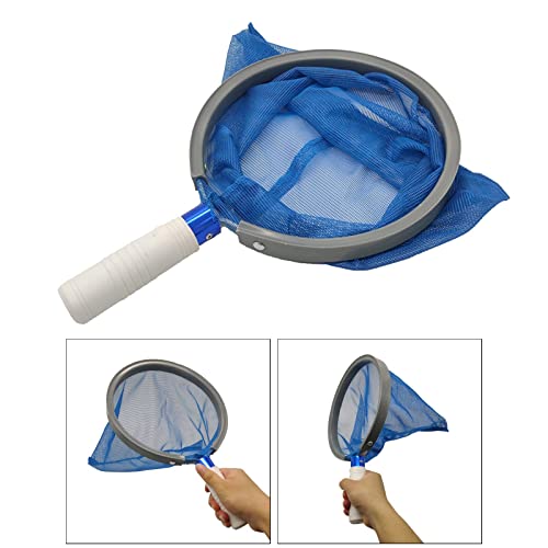 UGPLM Ancinho de folhas melhorado, resistente para limpeza de piscina e lagoa, apanhador de saco pro
