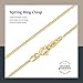 KEZEF 18k Gold Over Sterling Silver 1mm Box Chain Necklace Made in Italy | 925 Sterling Silver Necklace for Women | Rose Gold Chain for Women Men