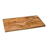 ✔ Higiénica: la tabla de servir madera es muy resistente, gracias a los aceites y taninos que contienen naturalmente incluso al agua, a la grasa y a los gérmenes. La tabla de pan es suave para tus cuchillos y es muy fácil de limpiar