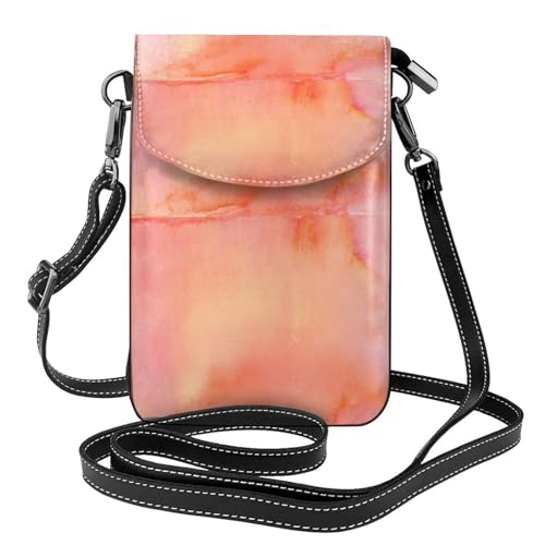 Porte-téléphones pour femmes avec portefeuille intégré rose corail