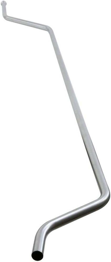 Satin Nickel Brushed 1/2 Water Supply Line For High Tank Toilet