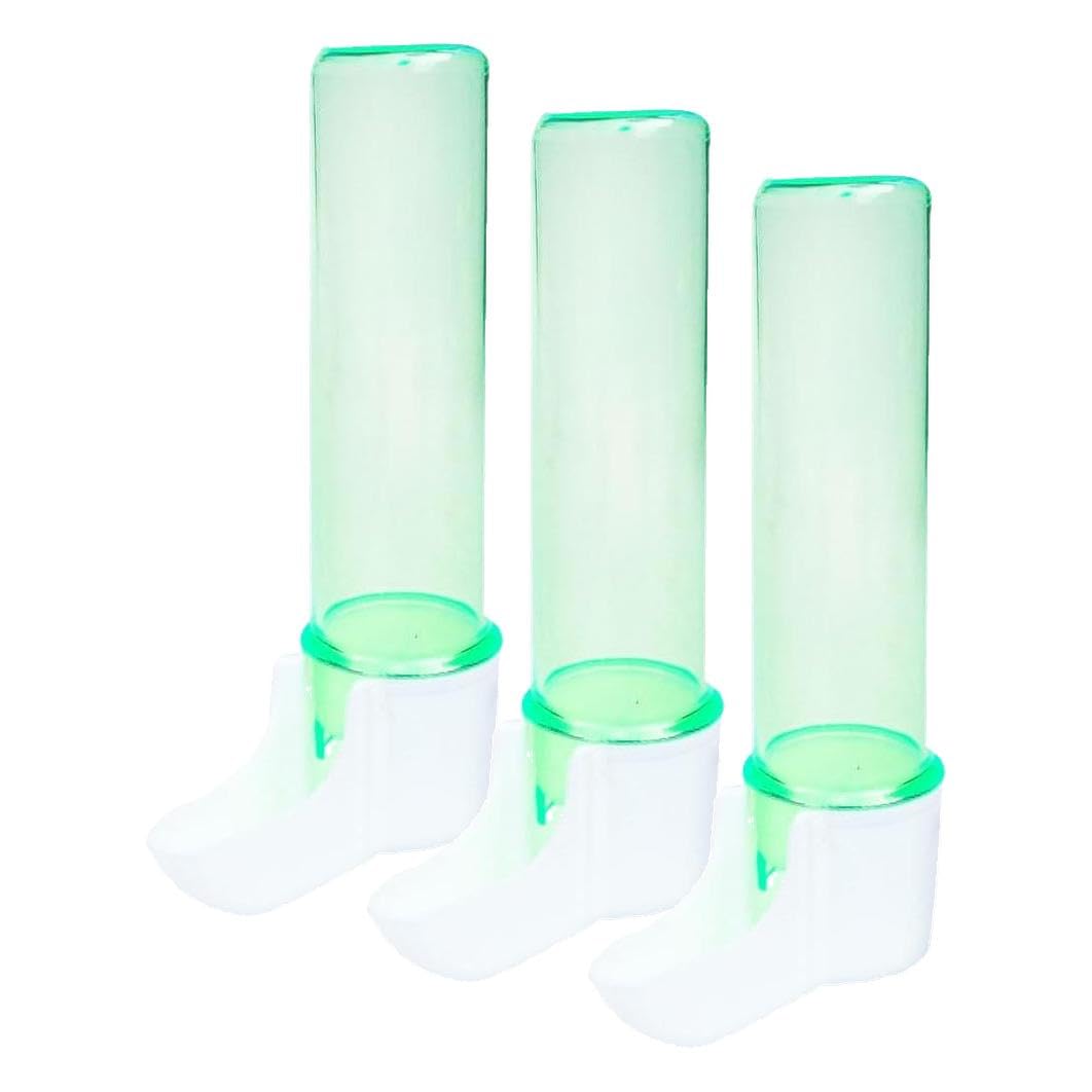 Beak's Kuş Sulukları, Parmak Suluk 10 cm. 30 ml., Yeşil x 100 adet (3 paketi)