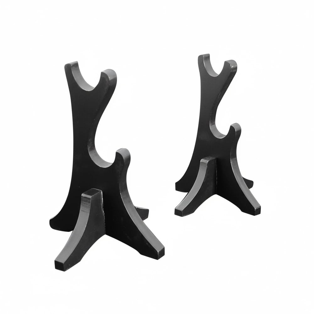 Mioyoow Sword Stand, Dual-Layer Modular Sword Hanger Display Adjustable Tool Table Rack For Samurai Sword