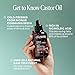 Cliganic Castor Oil Organic Cold Pressed, 100% Pure (8oz with Eyelash Kit) - For Eyelashes, Eyebrows, Hair & Skin | Bulk, Natural Unrefined Hexane-Free | DIY Carrier Oil