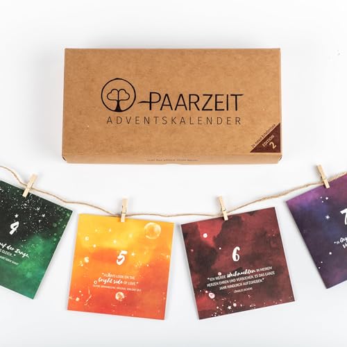 Paarzeit Adventskalender für Paare – EDITION 2 – 24 unvergessliche Momente als Paar, Geschenk für Erwachsene (Frauen/Männer/Queer) Stärkt eure Liebe – entspannt zu mehr Nähe (EDITION 2)