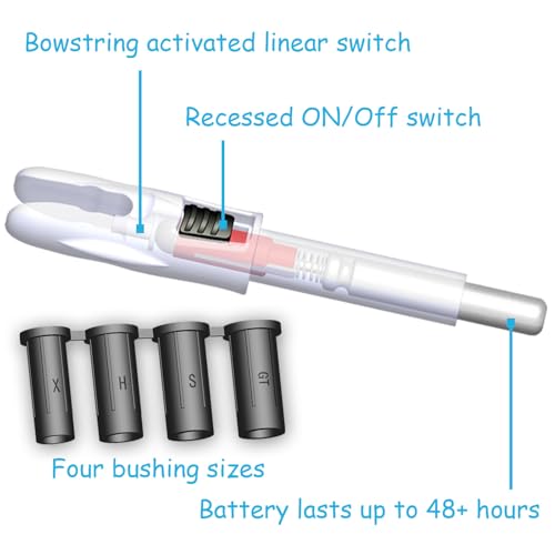 image for XHYCKJ 6/12PCS G Lighted Nocks for Arrows with .165 .204 .233 .244 .24