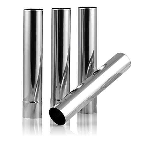 CampFeuer Edelstahl Ofenrohre Ø 6 cm (4 Stück), Kaminrohr, Ofenrohr...