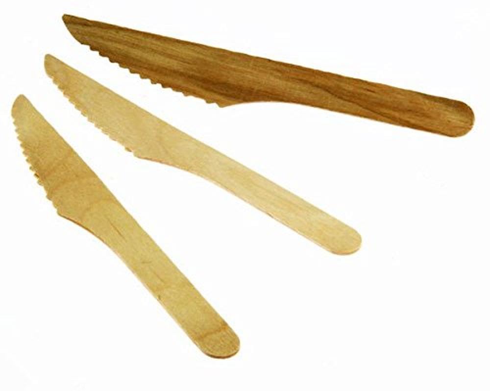 Plastico CD902 - Cuchillo de madera (100 unidades)