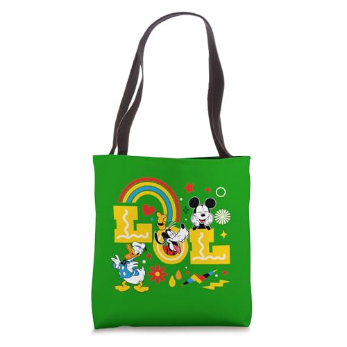 Tote bag Disney Mickey Donald Goofy en toile imprimée cabas bandoulière