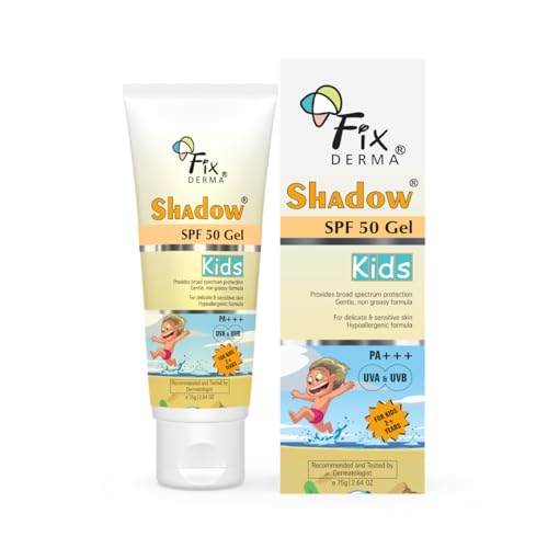Fixderma Shadow Sunscreen SPF 50+ Gel for Kids PA+++ | Broad Spec...