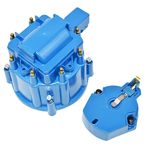 A-Team Performance CR6951BL 8-Cylinder Hei Oem Distributor Cap - Includes Rotor And Coil Cover Kit Blue thumb #2
