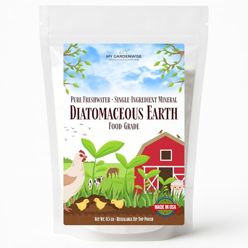 Image of Diatomaceous Earth Food Grade - Diatomaceous Earth (DE) Powder - Pets & Plants Safe - Made in USA (0.5 lb)