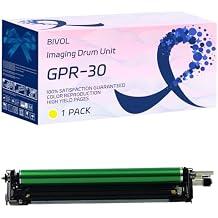 GPR-30 Imaging Drum Unit Compatible for Canon imageRUNNER Advance C5045 C5051 C5250 C5255 Printers, with Chip, High Yield 80000 Pages, Vivid Colors Yellow