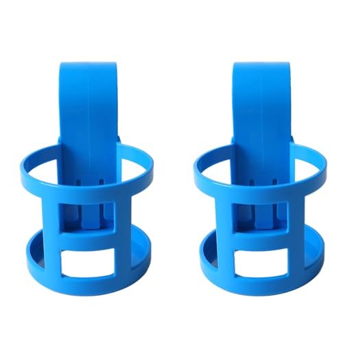 Riuulity Portavasos Junto a la Piscina, Diseño 2 en 1, Se Adapta a la Mayoría de Las Piscinas Elevadas para Uso en, 3 Juegos (2 Piezas, Redondas)