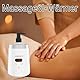 BACTIBLAST Massageöl Wärmer, Massageölwärmer mit Zwei Ölflaschenspender Lotion Wärmer LED Anzeige Flaschenwärmer Heizung für Spa Salon Haushalt Massageöl Flaschenwärmer