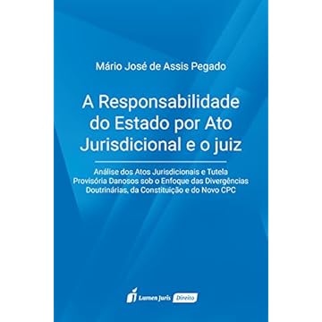 Capa do livro A Responsabilidade do Estado por Ato Jurisdicional e o Juiz