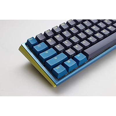 Ducky One 3 Mini Daybreak 60% Mechanical Keyboard: Quack Mechanics Dampening, Hot-Swappable Cherry MX Siver Switches, High-Density PBT Tripleshot Keycaps, RGB, US