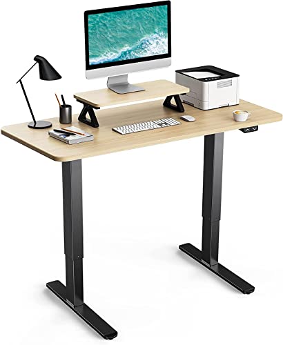 Marsail Electric Standing Desk With Monitor Stand With 28"-47" Lifting Range, Adjustable Height Sit Stand Desk, Standing Desk For Home Office, Gaming, And Work #TOP12